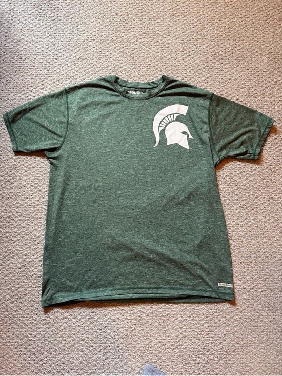 Section 101 Other - Section 101 Michigan State Spartans Heather Green Performance T-Shirt Size XL